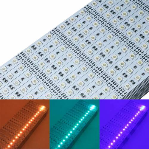 Taśma LED 5050 RGB na sztywnym aluminiowym podkładzie - multi kolor - 100 cm
